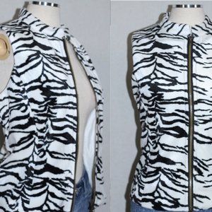 Jordan Zebra Faux Fur